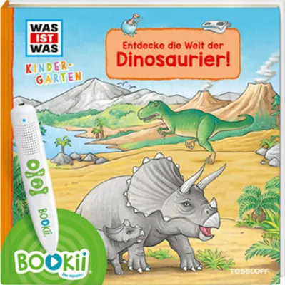 Immagine prodotto di BOOKii® WAS IST WAS Kindergarten Entdecke die Welt der Dinosaurier!