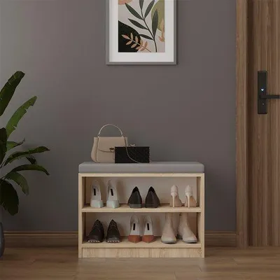 Produktbild von Möbel Schuhbank mit Sitzkissen Sonoma 60 x 35 x 47 cm