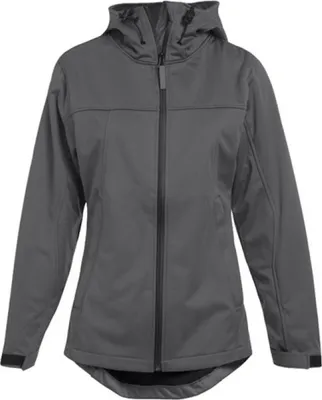 Produktbild von Softshell Hoodie Jacke Damen Hellgrau, S