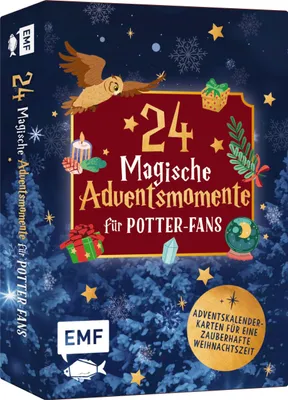 Produktbild von Adventskalender-Kartenset: 24 magische Momente für Potter-Fans