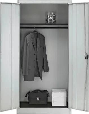 Produktbild von mauser Stahlschrank 790126A0 lichtgrau 95,0 x 50,0 x 195,0 cm