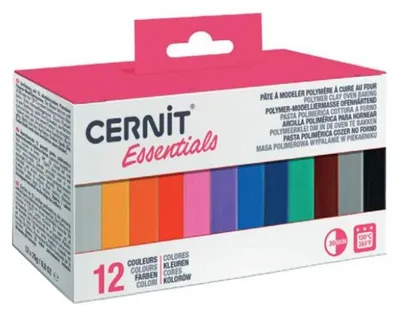 Produktbild von Cernit Modelliermasse-Set Basic 12 × 25 g