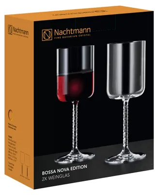 Immagine prodotto di Nachtmann Bossa Nova Edition Weinglas, 2er Set, Rotweinglas, Cocktailglas, Kristallglas, 435 ml, 106688