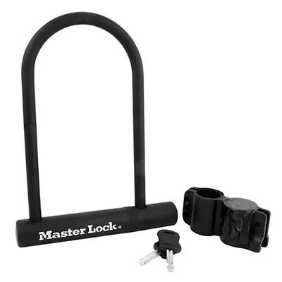 Obrázok produktu pre MASTER LOCK 8170EURDPRO, zámok v tvare písmena U, Čierna, Oceľ, Vinyl, 20 cm