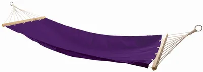 Produktbild von Conacord Hängematte Fashion Violett 0,7x2m Stabhängematte bis 90 kg Tuchhängematte Hängeliege Baumwolle