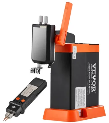 Image de Appareil de soudage par points sur batterie VEVOR, accumulateur d'énergie à condensateur de 14,5 kW, appareil de soudage par points à impulsions avec tige de soudage 73B, appareil de soudage par points à haut rendement 801D et 2 modes de soudage pour nickel pur de 0,1-0,3 mm