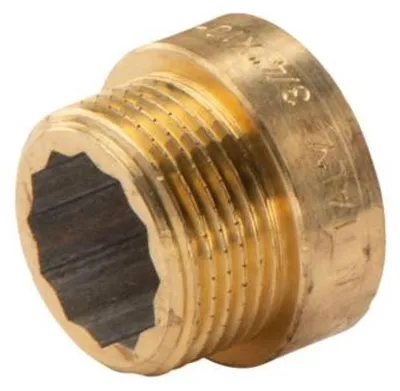 Produktbild von Messing Gewinde-Fitting Hahnverlängerung IG/AG 3/4' (DN20) L=10mm - schwere Ausführung