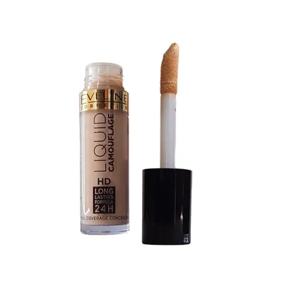 Produktbild von Eveline Cosmetics - Concealer - Liquid Camouflage Full Coverage Concealer - 03 Vanilla