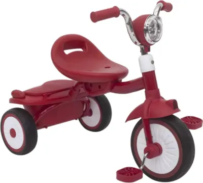 Zdjęcie produktu dla Rower trójkołowy dla dzieci Opulence 6 w 1 - Składany rower dziecięcy dla dzieci w wieku 1-5 lat - Rower dla niemowląt i małych dzieci - Czerwony