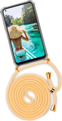 Produktbild von TWIST-Case + TWIST-Cord für Samsung Galaxy M11, Farbe:Sunburst (Gold)