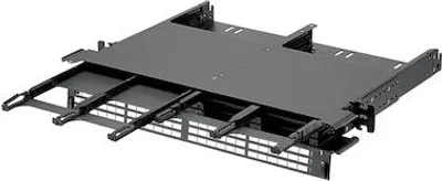 Produktbild von Panduit FLEX1U06, Schwarz, Kunststoff, Stahl, Rackeinbau, 1U, RoHS, 379,1 mm