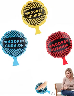 Imagen del producto de Globos sorpresa con chiste – Set de 3 – Artículos divertidos que se inflan solos – Ideales para fiestas y oficinas – Un regalo original y divertido