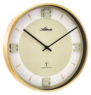 Obrázek produktu pro moderní nástěnné hodiny průměr: 30 cm - Atlanta model: 4531/9