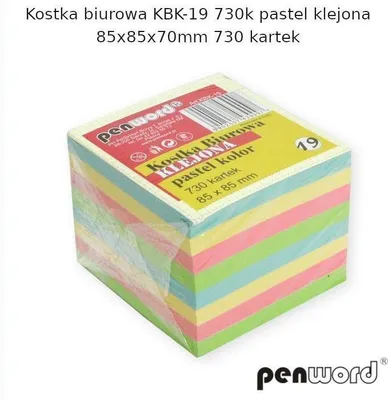 Image de Office pastel cube 85x85x70mm 730K