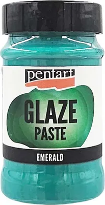 Obrázok produktu pre Smaragdová glazúrovacia pasta 100 ml - Pentart