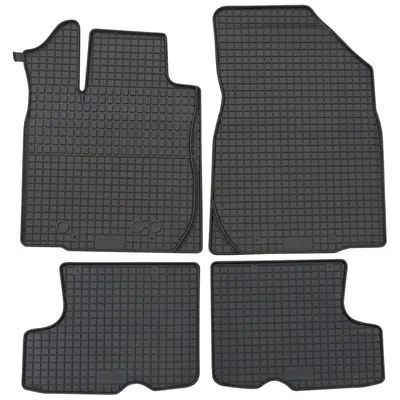 Produktbild von für Dacia Sandero ab 07/2008-10/2012 Passform PETEX Gummimatten 4-teilig schwarz Allwettermatten Gummifußmatten