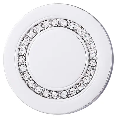 Produktbild von Morella® Damen Coin silber Strassring 33 mm