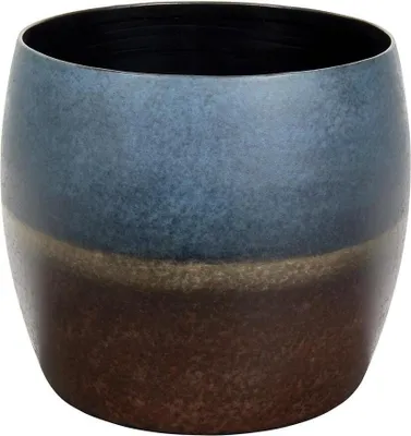 Produktbild von Lambert Quing Gefäß Eisen klein bronze/grün Patina H 20 cm Ø 18 cm 41010