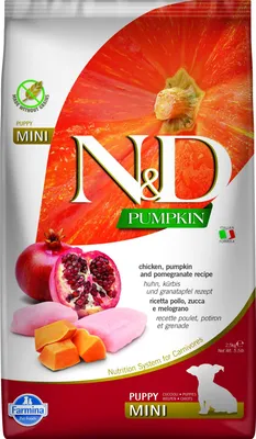 Produktbild von N&D Pumpkin Puppy Huhn small breed 2,5 kg