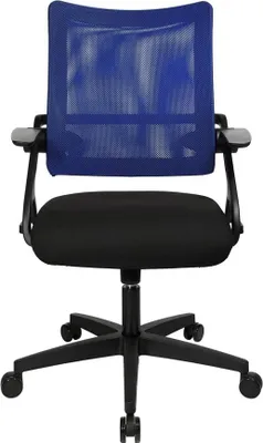 Produktbild von Topstar Bürostuhl New S'move, DS100A T208 blau, schwarz, schwarz Stoff