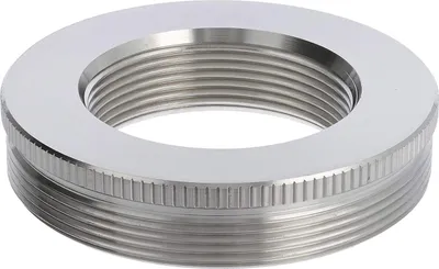 Immagine prodotto di WISKA Riduttore M/M da M63x1,5 a M40x1,5 MRM-M63/M40 rotondo con zigrinatura Ottone (CuZn) nichelato Filettatura di collegamento