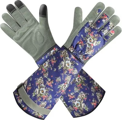 Image de Gants de jardinage en cuir, paume renforcée, protection contre les épines