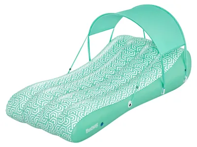 Produktbild von Bestway® Luftmatratze Comfy Chill™ mit Sonnenschutzdach 178 x 102 cm