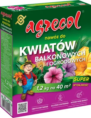 Zdjęcie produktu dla Nawóz do kwiatów balkonowych i ogrodowych AGRECOL 1.2KG
