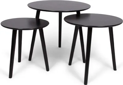 Produktbild von Milton & Oldbrook Beistelltisch Set Zadar Schwarz