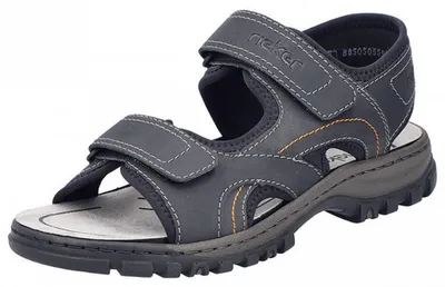 Produktbild von Rieker Tieffußbett Sandaletten in grau, Gr. 41