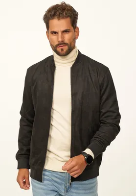 Produktbild von OneRedox Herren Blouson als Weiche Übergangsjacke mit Baseball-Kragen Herren Blousonjacke im Bomberjacken Stil als Layering-Piece