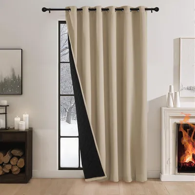 Immagine prodotto di Tenda oscurante e termoisolante per porte e finestre grandi, ideale per isolare dal freddo e dal caldo, adatta per soggiorno o camera da letto