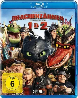 Produktbild von Drachenzähmen leicht gemacht 1 & 2 - 2 Disc Bluray