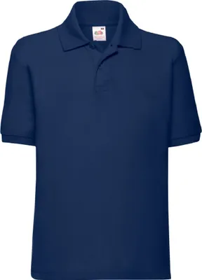Immagine prodotto di Fruit of the Loom - Poloshirt per bambini a maniche corte BC389 (116 (5-6 anni)) (blu navy)