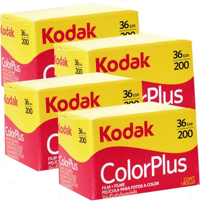 Produktbild von 4 x Kodak Color plus 200 135/36 Film