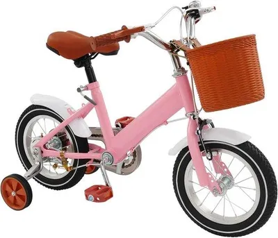 Zdjęcie produktu dla Rower dziecięcy - rower dla początkujących - różowy - regulowana wysokość siodełka - 12 cali