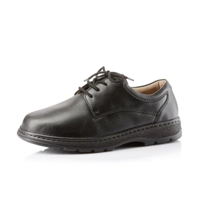 Productafbeelding van Comfortabele veterschoenen voor heren, kleur zwart