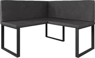 Image de Banc d'angle Vicco Ravon Anthracite 120x120cm, Model 58488