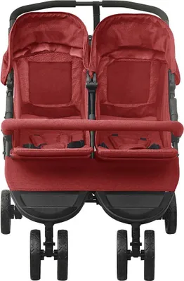 Produktbild von vidaXL Geschwisterwagen Rot Stahl