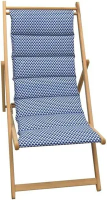 Produktbild von Gartenliege Prive Fjord Blau 106 x 55 x 95 cm