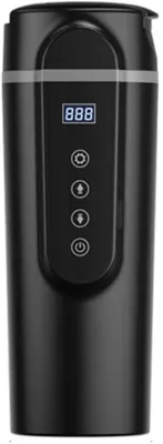 Produktbild von 12V-24V Auto-Wasserkocher - Handlicher Heizbecher mit Deckel und Temperaturregulierung, ideal für Kaffee, Tee und Milch