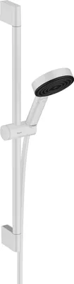Produktbild von Brausegarnitur hansgrohe Pulsify Select S 105 3jet Relaxation Weiß Matt Brausestangenlänge 669 mm 24161700
