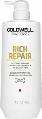 Produktbild von Goldwell Dualsenses Rich Repair Restoring Shampoo šampon pro suché a poškozené vlasy 1000 ml
