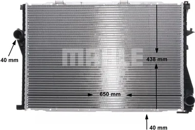 Produktbild von MAHLE CR 295 000S Kühler Wasserkühler Motorkühler für BMW 5 Limousine (E39) 5 Touring (E39) 7 (E38) Z8 Roadster (E52)