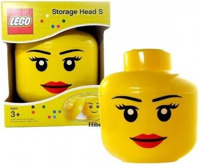 Produktbild von NHG LEGO Aufbewahrungsbox Storage Head Large Girl, Kunststoff, 24 x 27 cm, 40320813