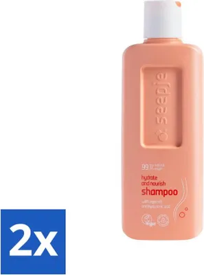 Produktbild von Seepje - Hydrate & Nourish Shampoo - Intensive Feuchtigkeit für gesundes Haar - 300 ml - Vorteilspack - 2 Stücke