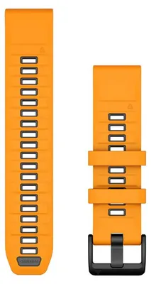 Zdjęcie produktu dla Garmin QuickFit, Band, Smartwatch, Grafitowy, Pomarańczowy, Garmin, fēnix 3 HR, fēnix 3 Sapphire, D2 Bravo, D2 Charlie, D2 Delta PX, D2 Mach 1 Pro, Descent Mk1,..., Silikon