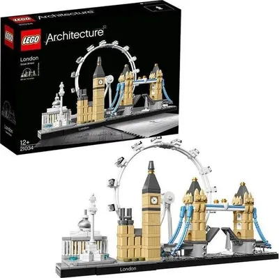 Produktbild von LEGO Architecture 21034 London Skyline Set, 468 Teile, Ab 12 Jahren, Braun