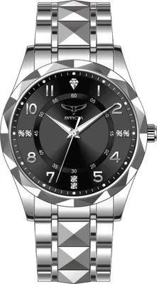 Produktbild von Invicta Specialty 69027 Herren Uhr - Quartz Bewegung - Edelstahl mit schwarzem Zifferblatt - 41 mm