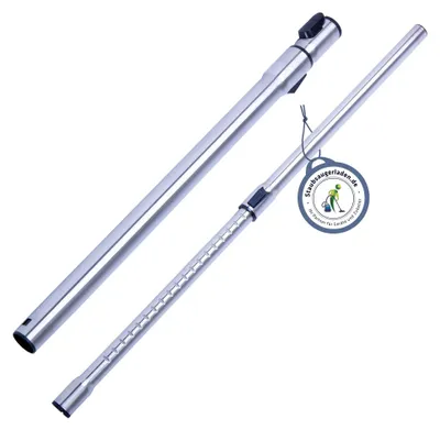 Teleskoprohr für Staubsauger, verchromt, 62 cm, Metall